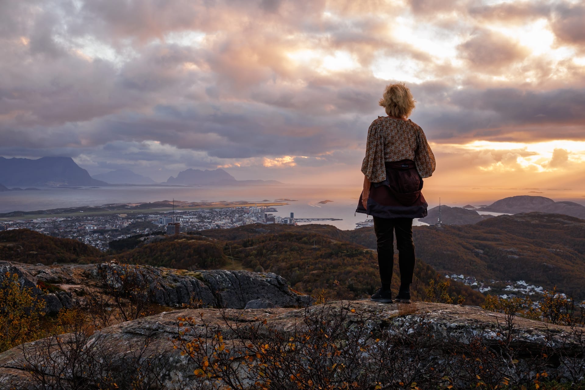 Utsikt over Bodø fra Keiservarden